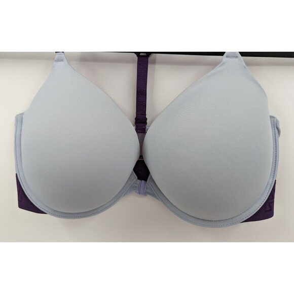 Victoria's Secret PINK Bra Women’s 34DD Lavender Purple Push Up Racerback-Read - Picture 3 of 7